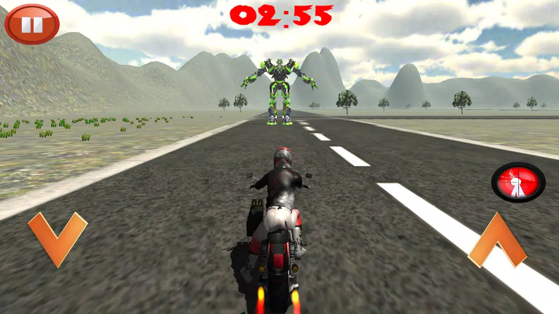 Robots Vs Bike War : Speed Battle Adventure Game Screenshots