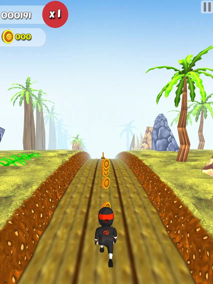 Captures d'écran de Clumsy Kid Ninja Runner : Sky Surfer Real Challenge Game iPad 