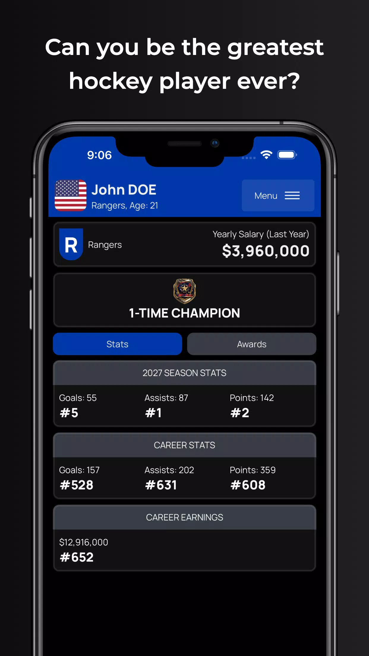 Hockey Career Game: Ice Legend Screenshots