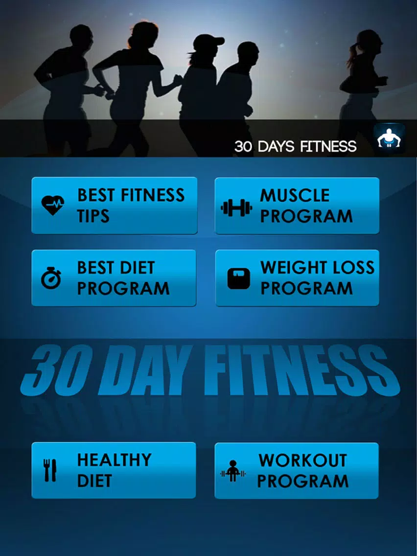 30 Day Fitness | Workout Plan & Workout Programs+ iPad Screenshots