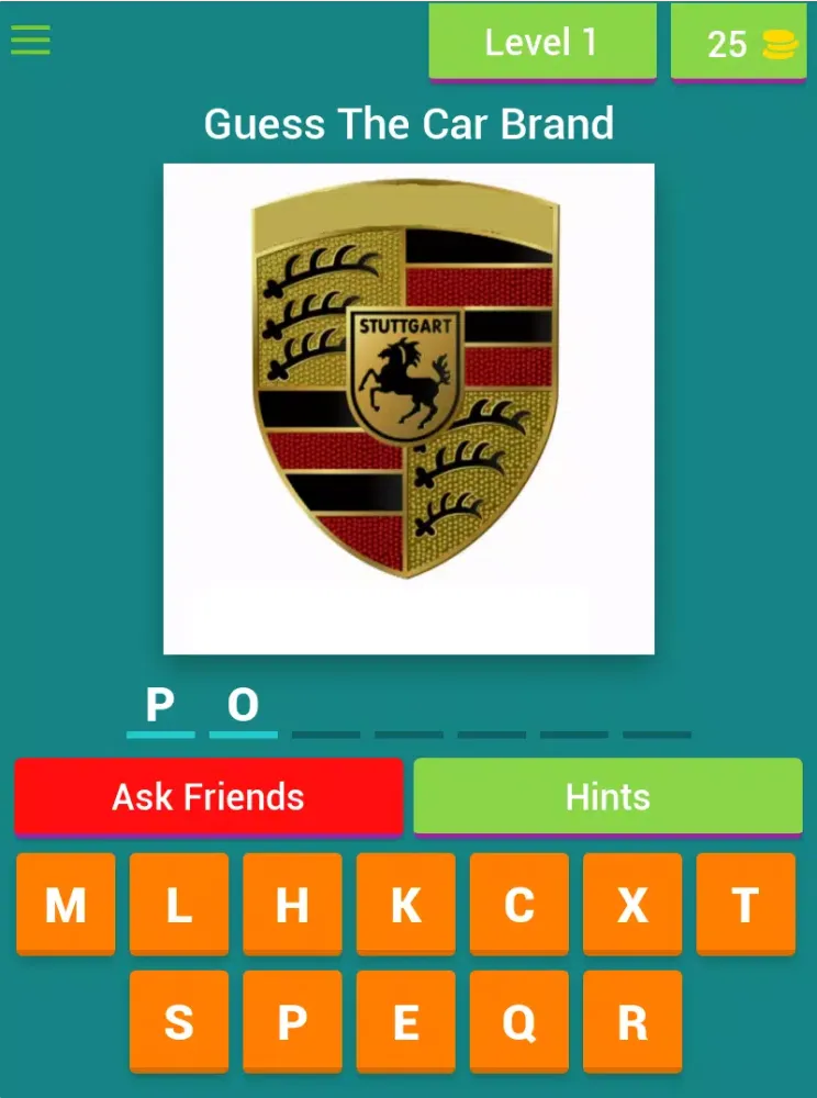 Guess The Car Logo Quiz Screenshots