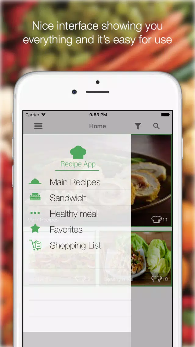 Meal Recipes - Find All The Delicious Recpies - Sandwich and Health Meal Recipes Screenshots