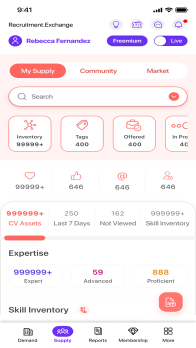 Recruitment.Exchange سکرین شاٹس