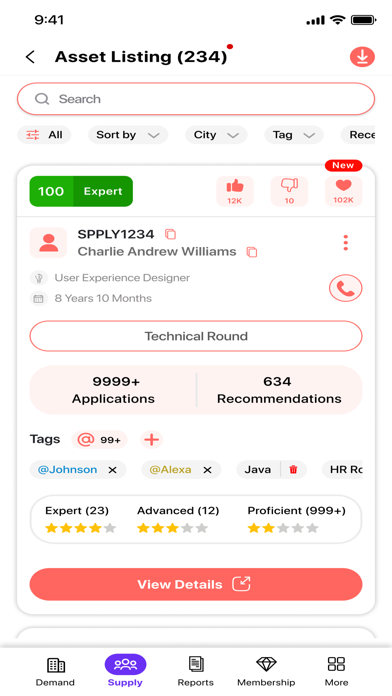 Recruitment.Exchange سکرین شاٹس
