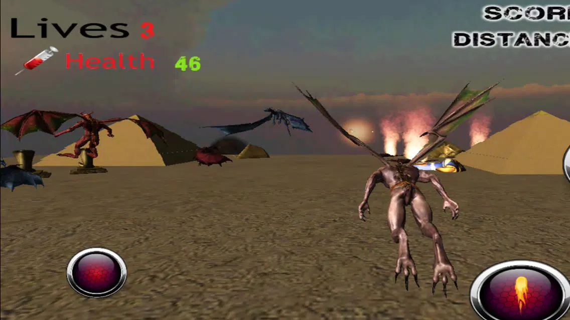 Screenshot di Dragon Fist Gargoyle Demon 3D - Epic Egypt Air Pyramid avenge