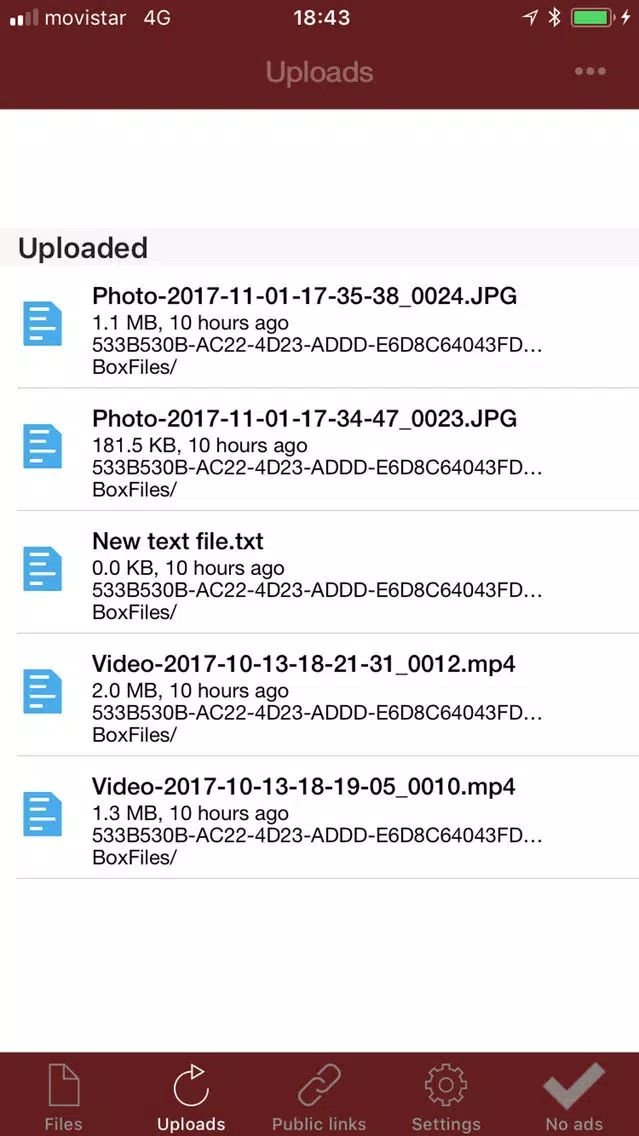 BoxFiles store & share files Screenshots
