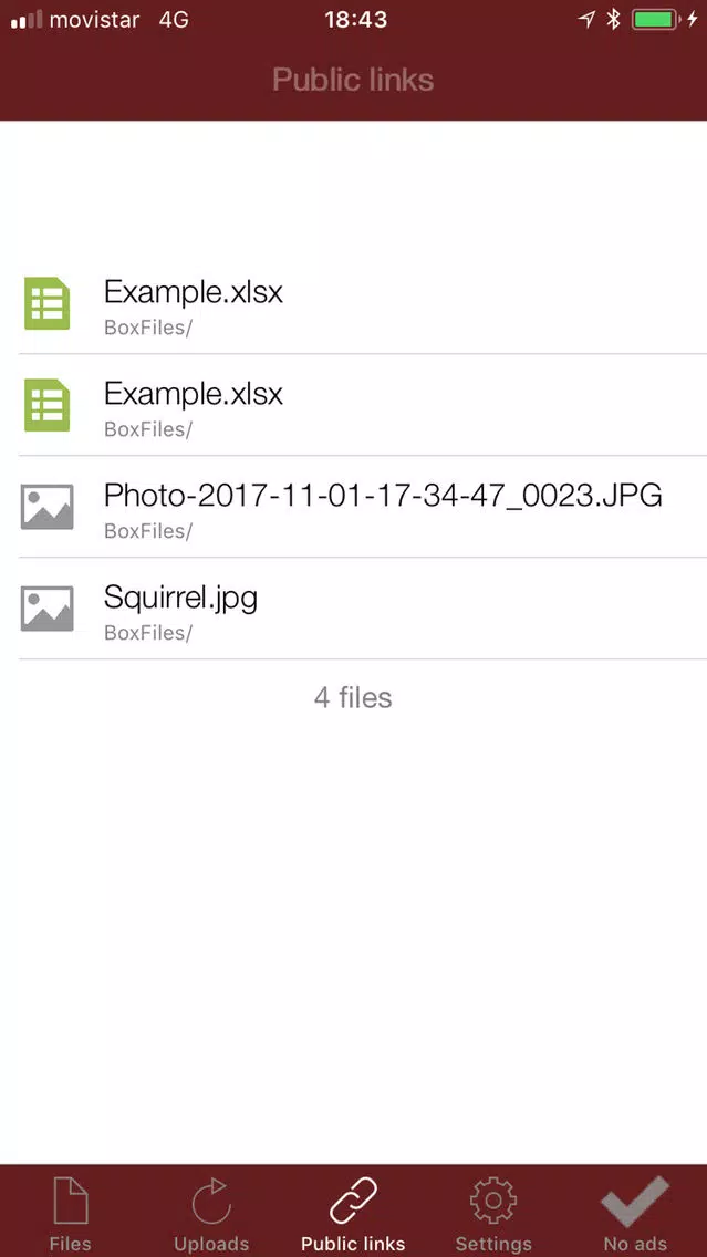 BoxFiles store & share files Screenshots