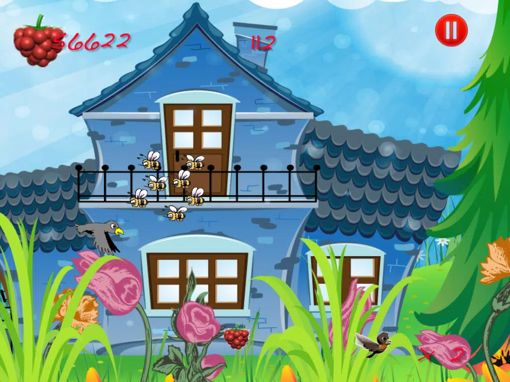 تصاویر The Birds vs Bees game - Crazy Bee Invasion Games Lite iPad 