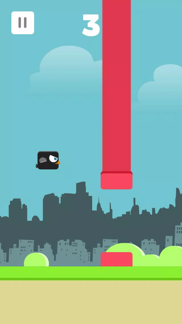 Ảnh chụp màn hình của Jumpy Crow - The Hardest Flappy Game Ever