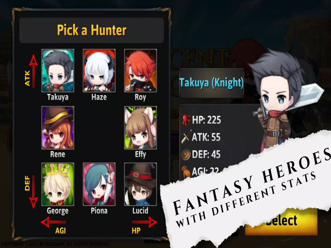 Ảnh chụp màn hình của Innocent Heroes RPG iPad 