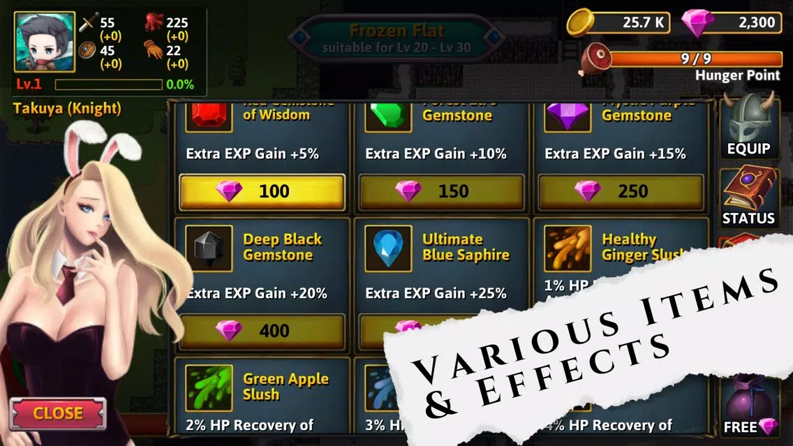 Ảnh chụp màn hình của Innocent Heroes RPG