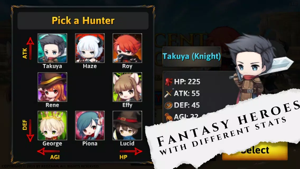 Ảnh chụp màn hình của Innocent Heroes RPG