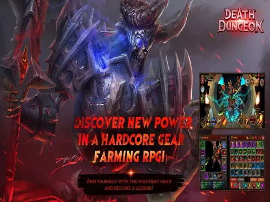 Captures d'écran de Death Dungeon : Demon Hunter iPad 