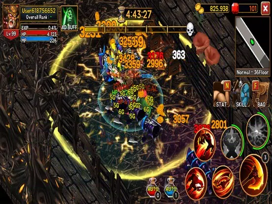 Captures d'écran de Death Dungeon : Demon Hunter iPad 