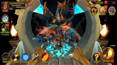 Captures d'écran de Death Dungeon : Demon Hunter