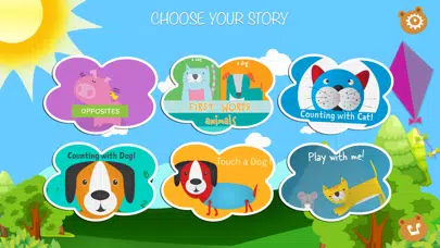Small Stories for Kids - Short Tales Interactive Children's Books: First Words, Colors and Numbers Screenshots