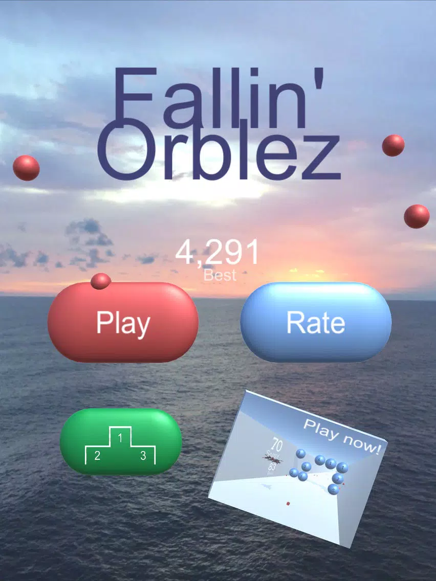 Fallin' Orblez iPad  スクリーンショット