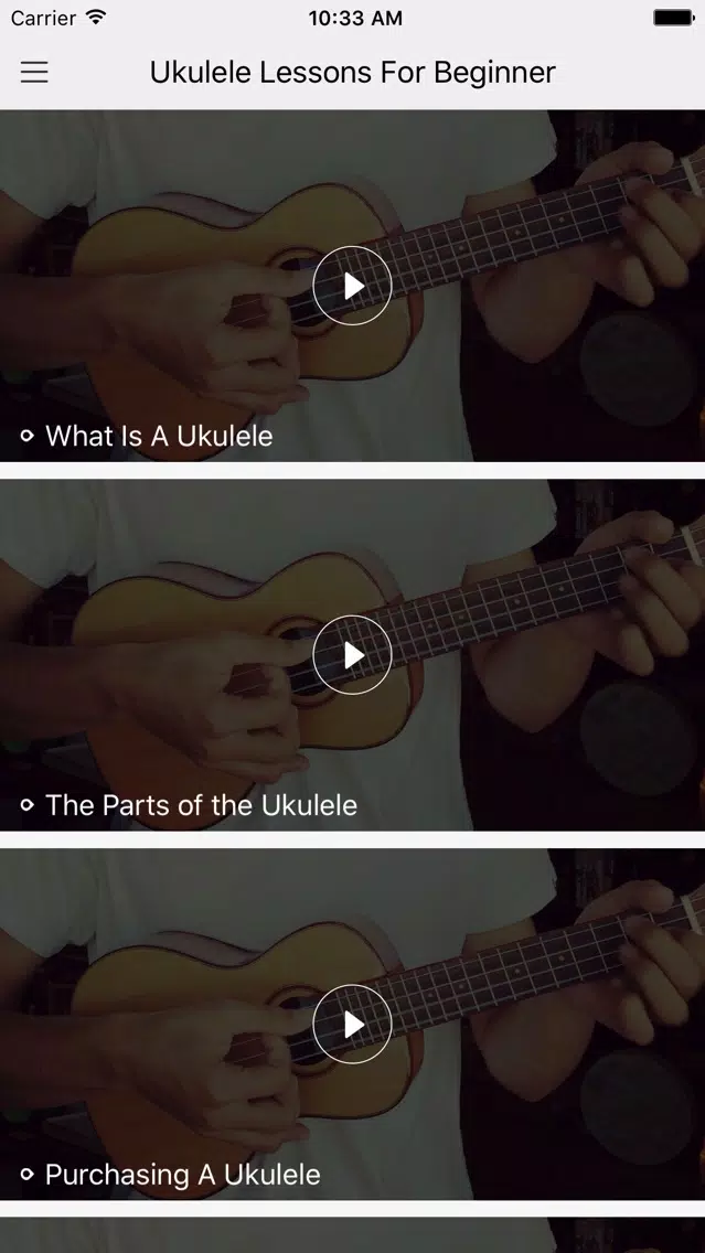 Ukulele Lessons For Beginner-Video lessons for beginner,learn how to play ukulelle. Screenshots