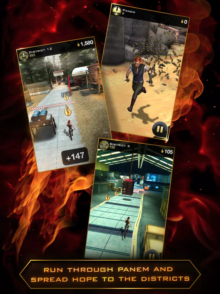 Hunger Games: Catching Fire - Panem Run iPad  Screenshots