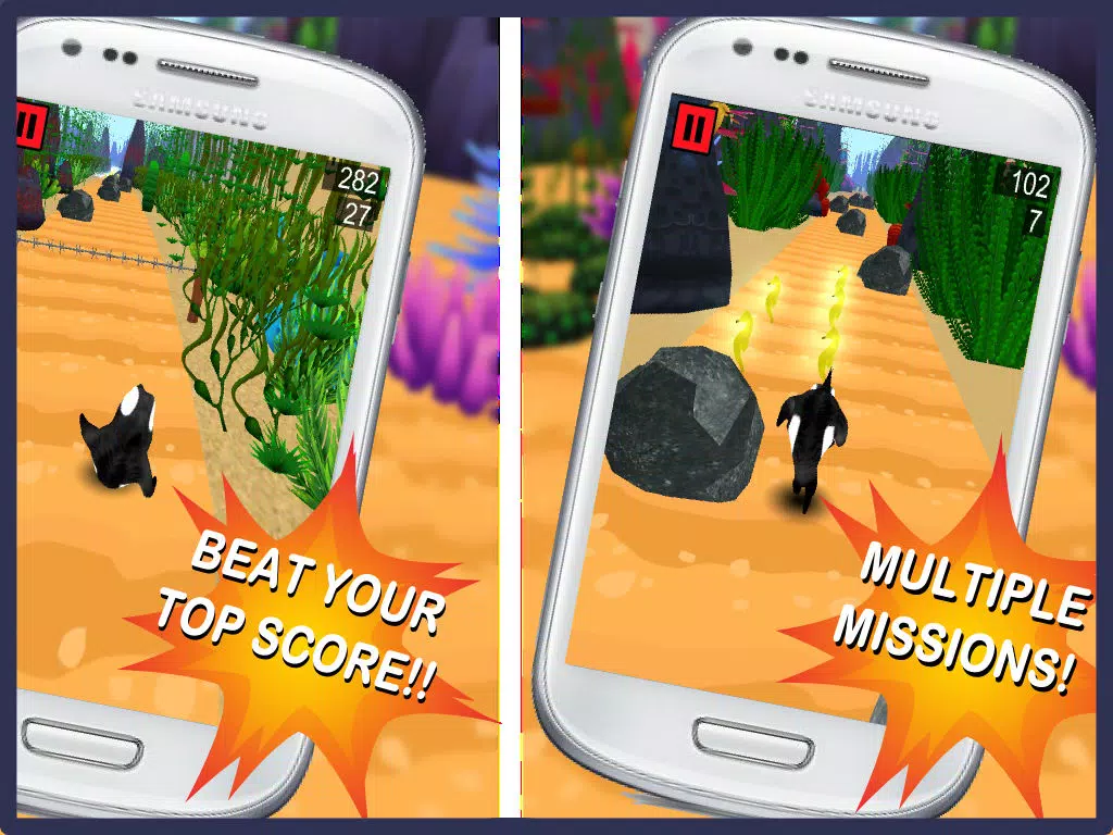 Capturas de tela do Killer Whales: Feeding Frenzy iPad 