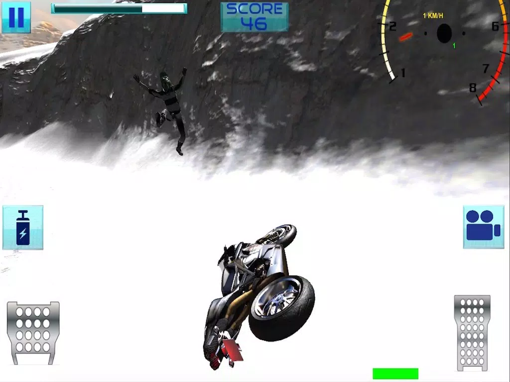 Capturas de tela do Super Bike Snow Race- 3D the fastest heavy speed bikes on ice and snow iPad 