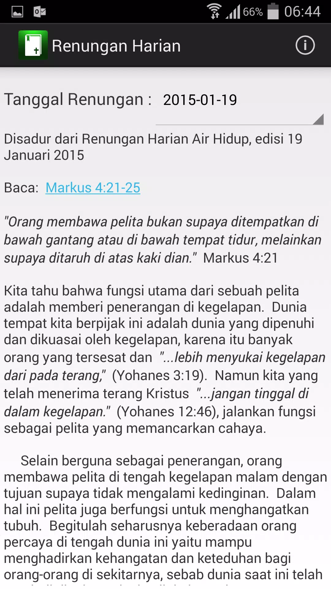 Renungan Harian Kristen Screenshots