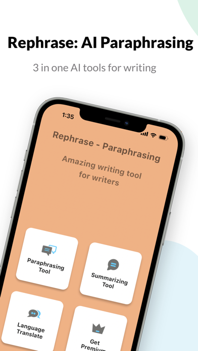 Rephrase: AI Paraphrasing Tool应用截图