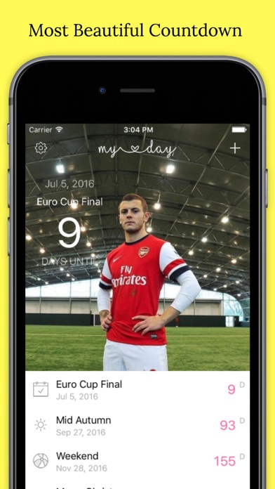 Countdown. (Event Days Reminder, Timer and Calendar Event Countdown) Screenshots