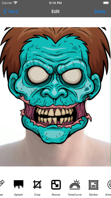 Zombie Booth HD Photo Editor Screenshots