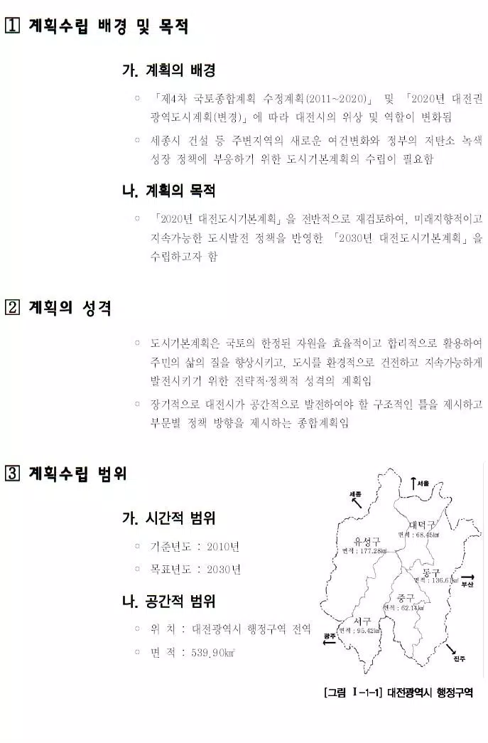 대전부동산 도시기본계획(2030년) Screenshots