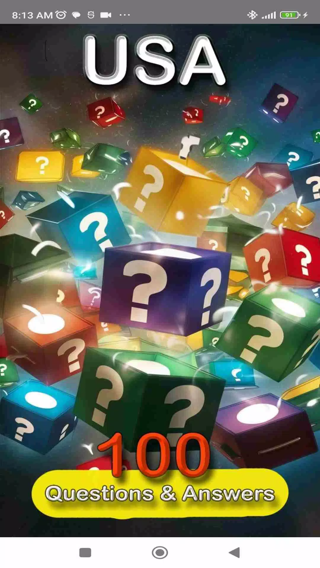 USA 100 Questions and Answers Screenshots