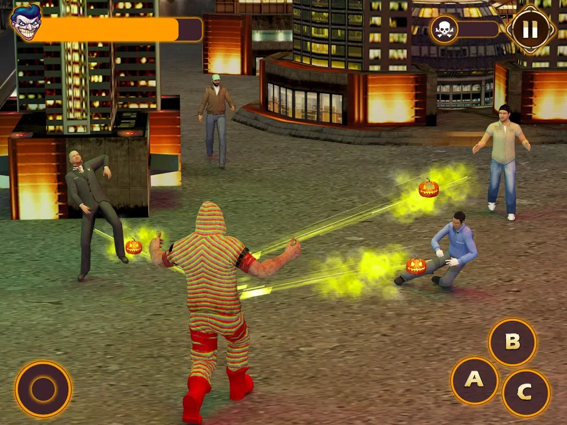 Scary Clown Killer Attack Game iPad 应用截图
