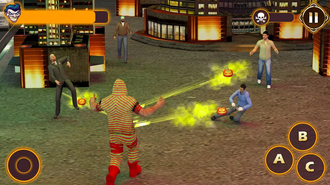 Scary Clown Killer Attack Game应用截图