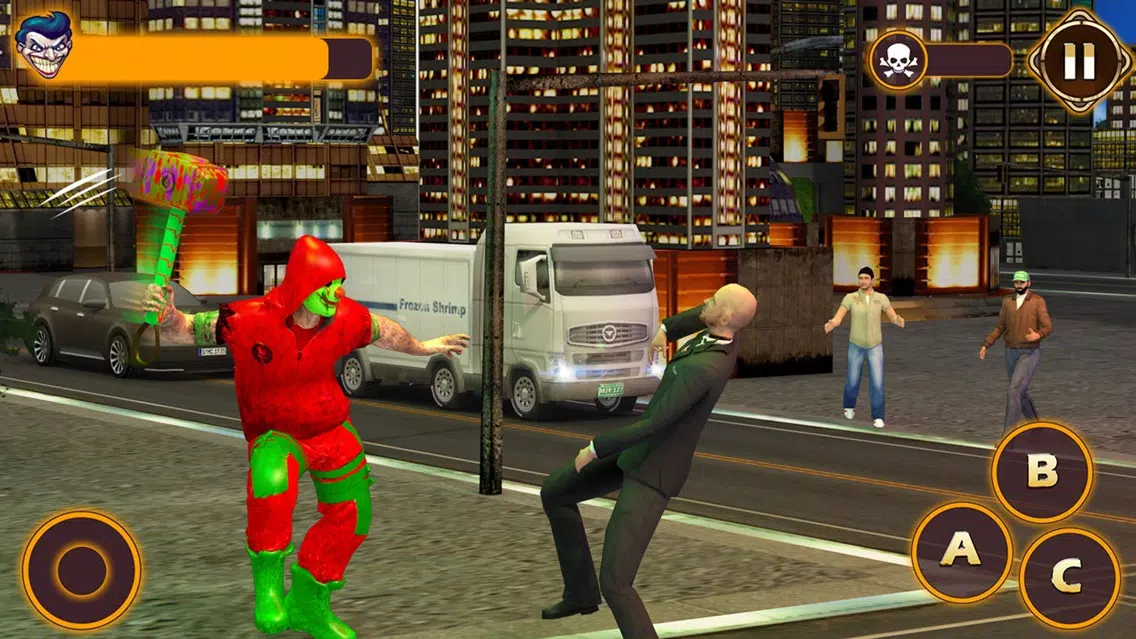 Scary Clown Killer Attack Game应用截图
