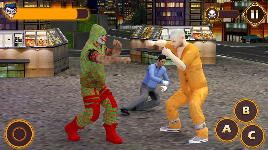 Scary Clown Killer Attack Game应用截图