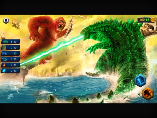 تصاویر Monster City: Destruction Game iPad 