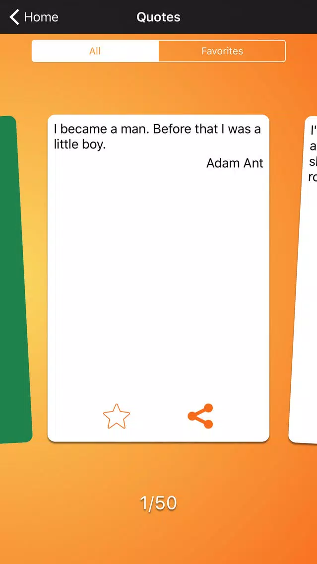 Daily Quotes - Adam Ant Version Screenshots