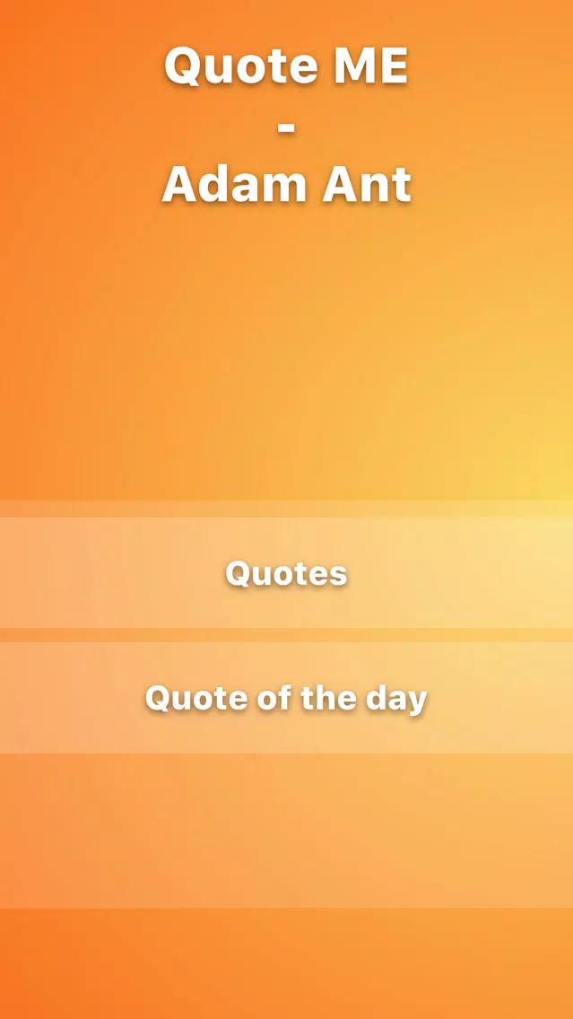 Daily Quotes - Adam Ant Version Screenshots