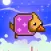 Flying Rainbow Dog & Bird - Fun Free Easy Physics Tap Jump 8-Bit Pixel Adventure For Kids