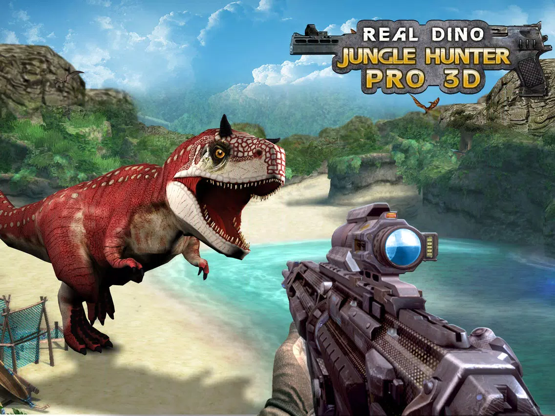 Real Dino Jungle Hunter Pro 3D iPad 应用截图
