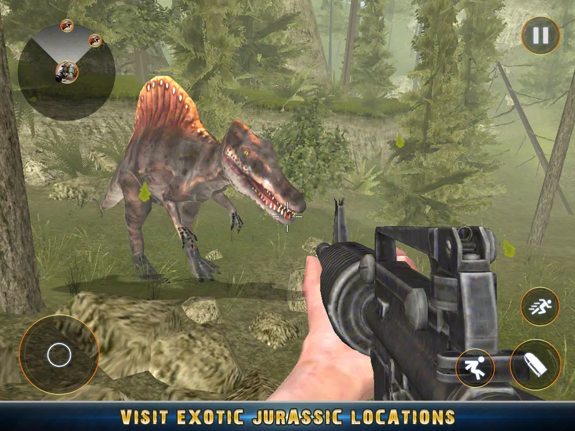 Real Dino Jungle Hunter Pro 3D iPad 应用截图