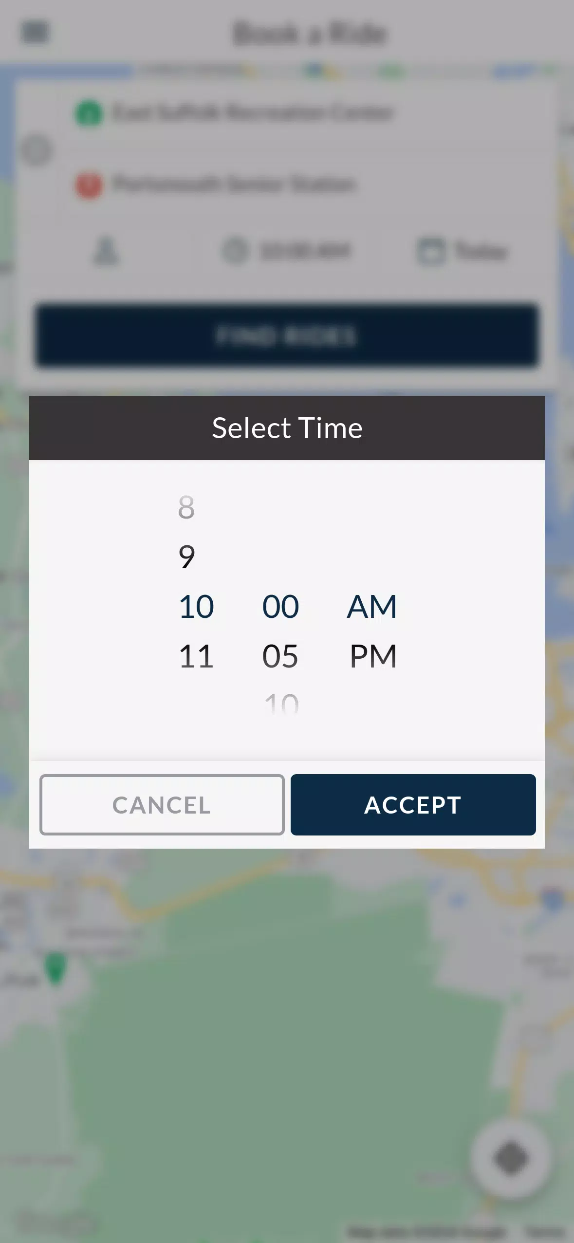 Senior Services I-RIDE Screenshots