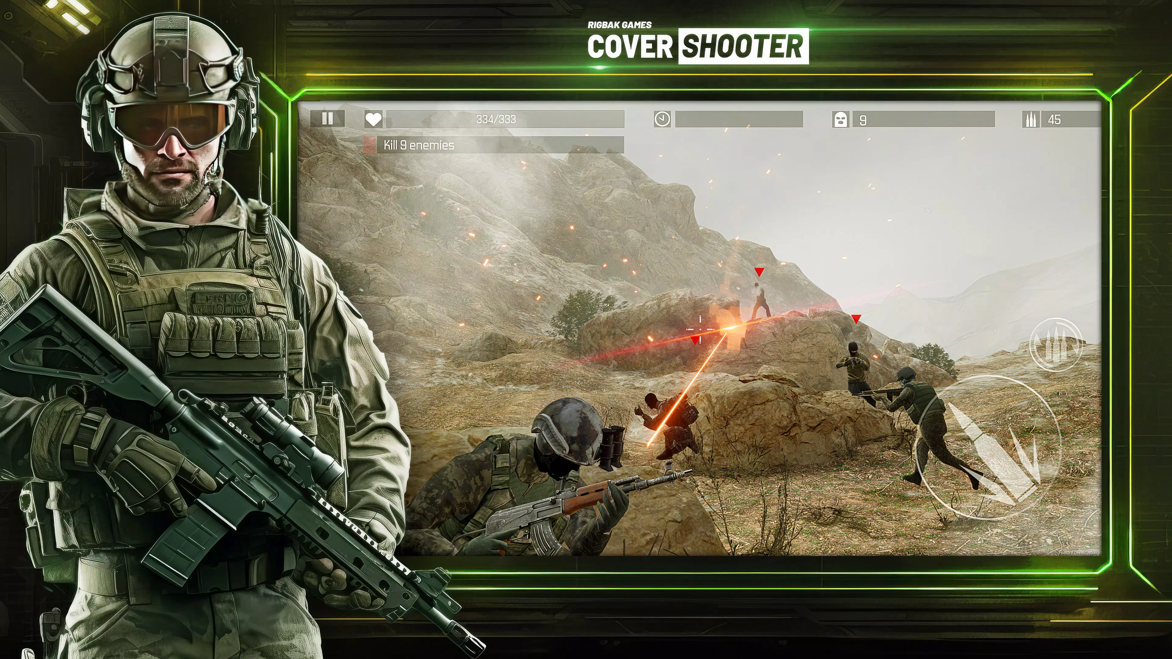 Cover Shooter: Gun Shooting Screenshots