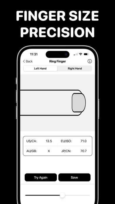 Ring Sizer Tool Screenshots