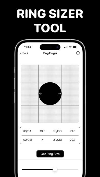 Ring Sizer Tool Screenshots