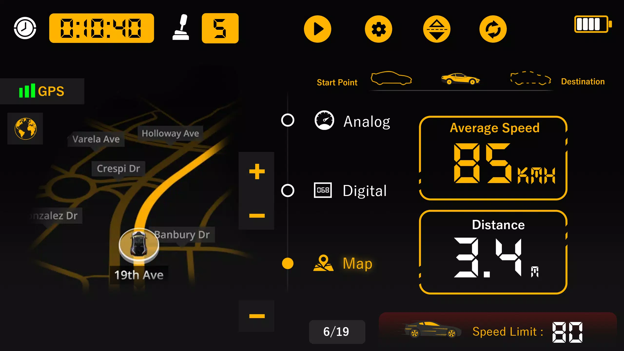 GPS Speedometer: Car Dash Cam Screenshots