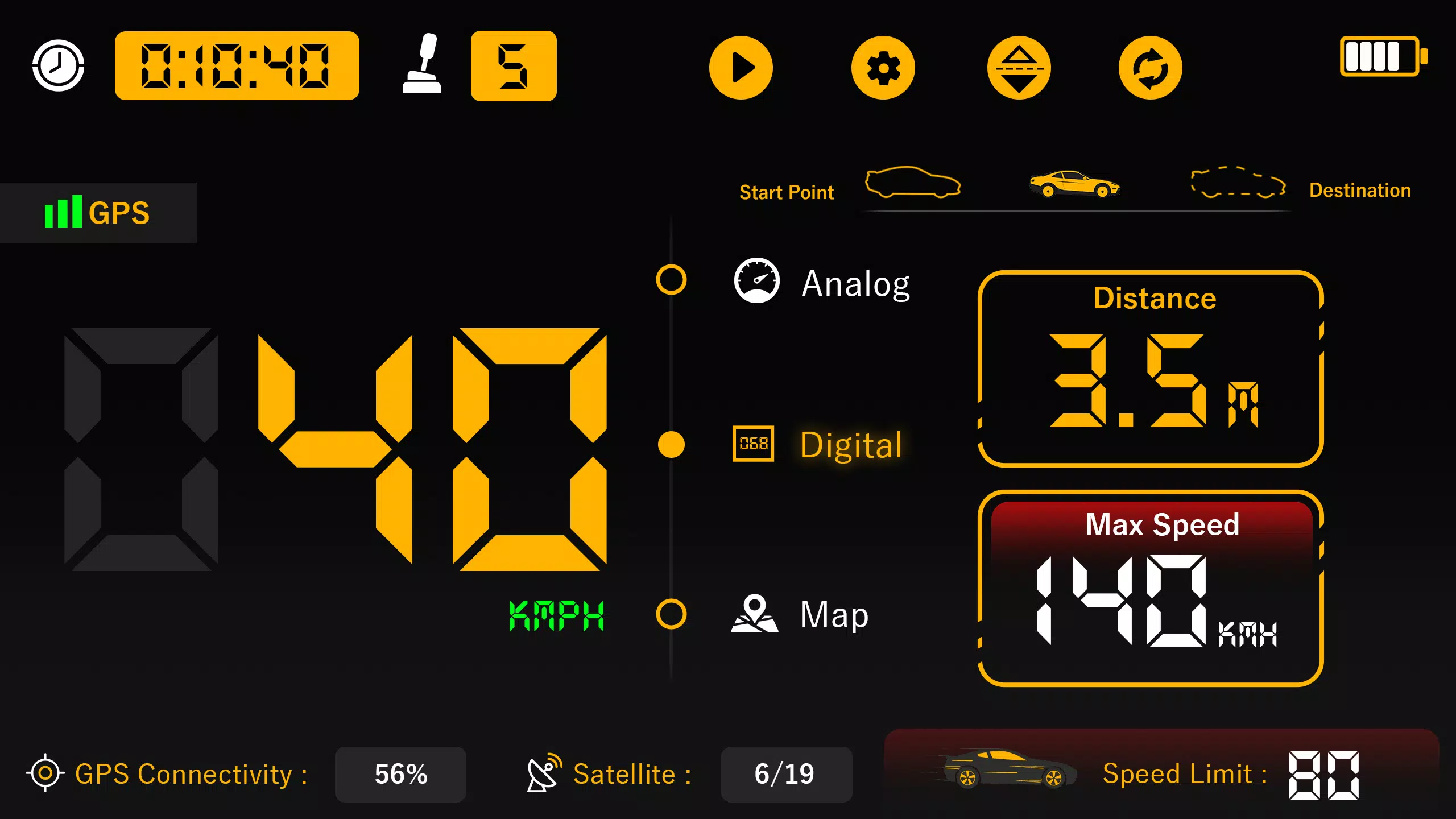 GPS Speedometer: Car Dash Cam Screenshots