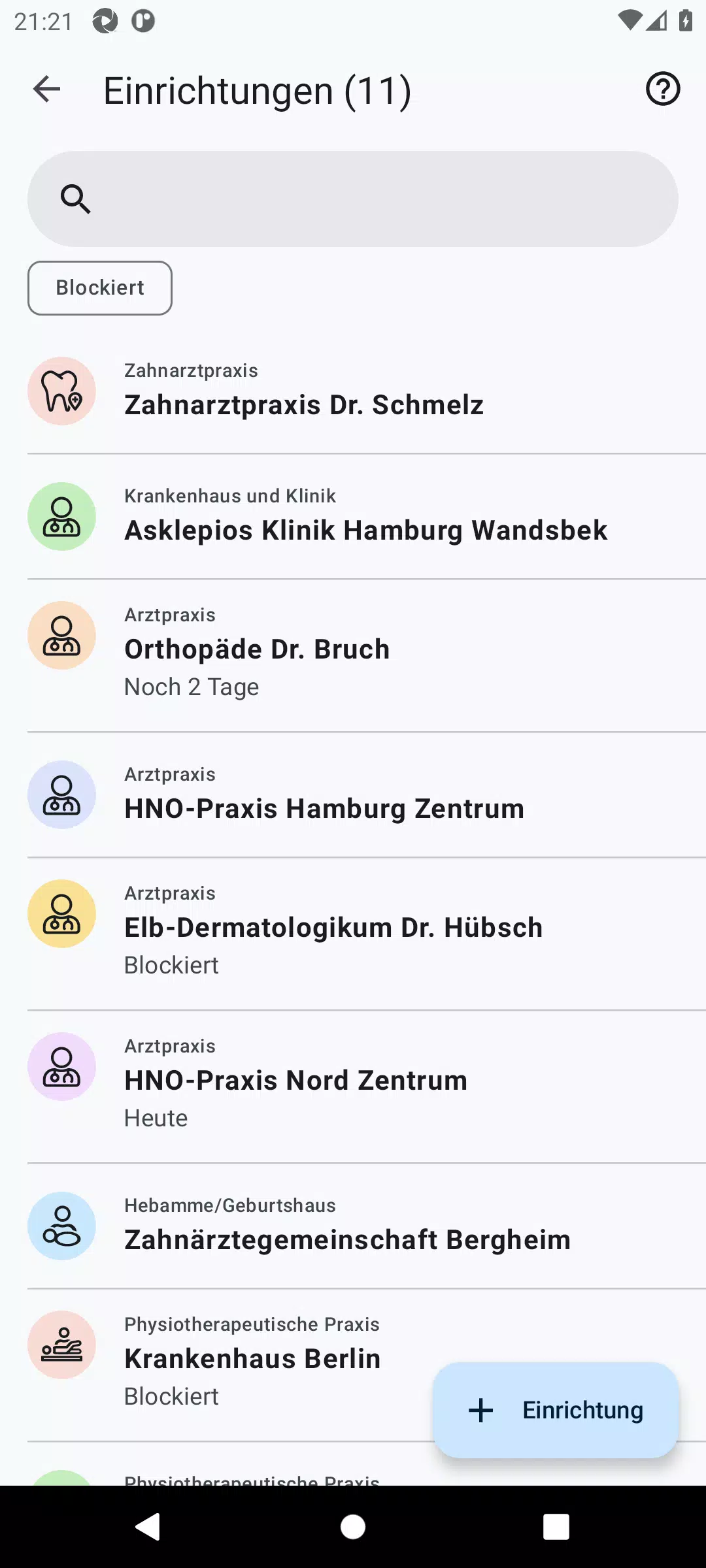 BKK DB ePA Screenshots