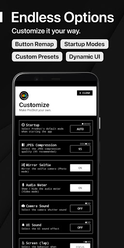 ProShot Screenshots