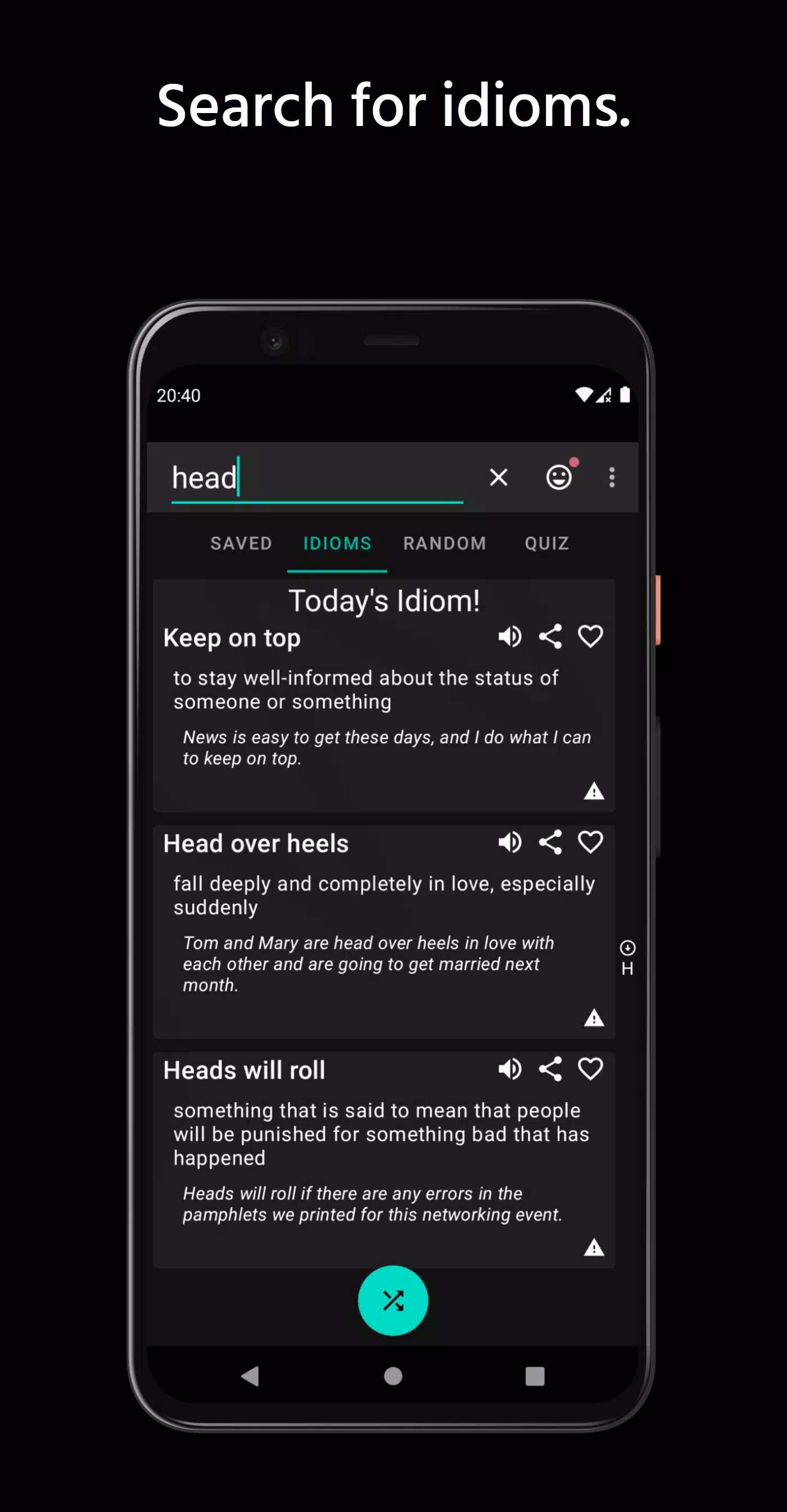 Idioms And Phrases Screenshots